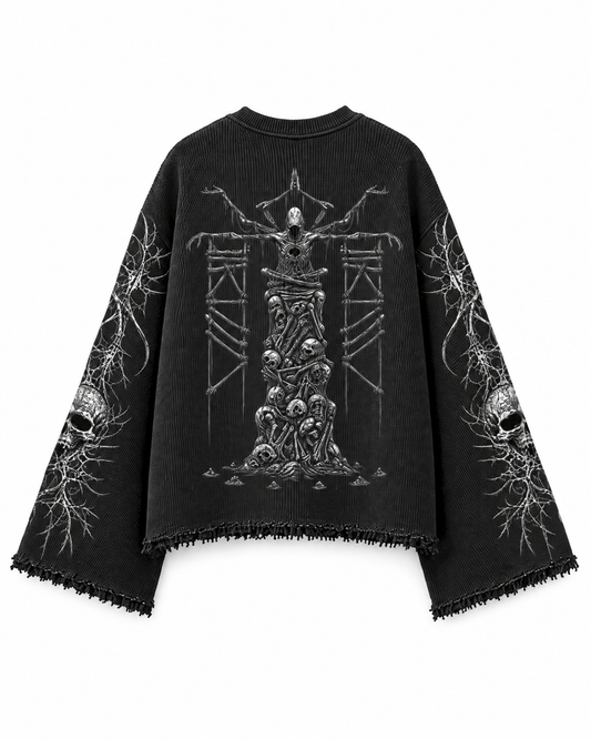 THE SOUL COLLECTOR BLACK UNISEX SWEATSHIRT (BOXYFIT)
