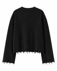BURY THE OLD SELF UNISEX BLACK SWEATSHIRT (BOXYFIT)