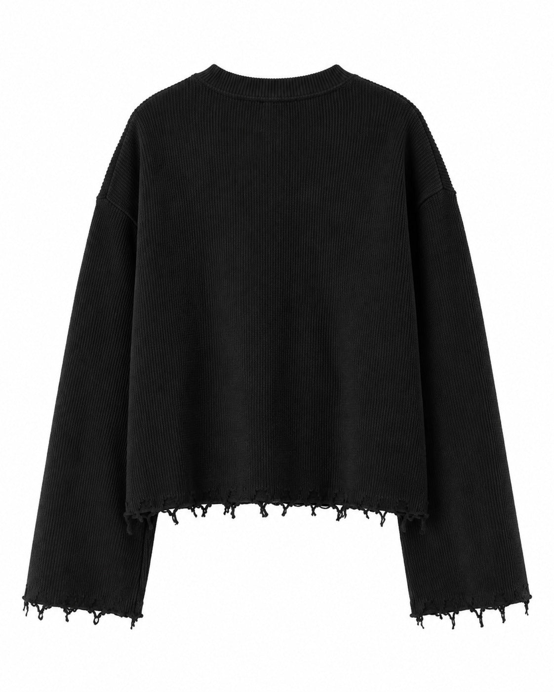BURY THE OLD SELF UNISEX BLACK SWEATSHIRT (BOXYFIT)