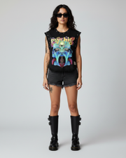 PSYCHIC UNISEX BLACK VEST (BOXYFIT)