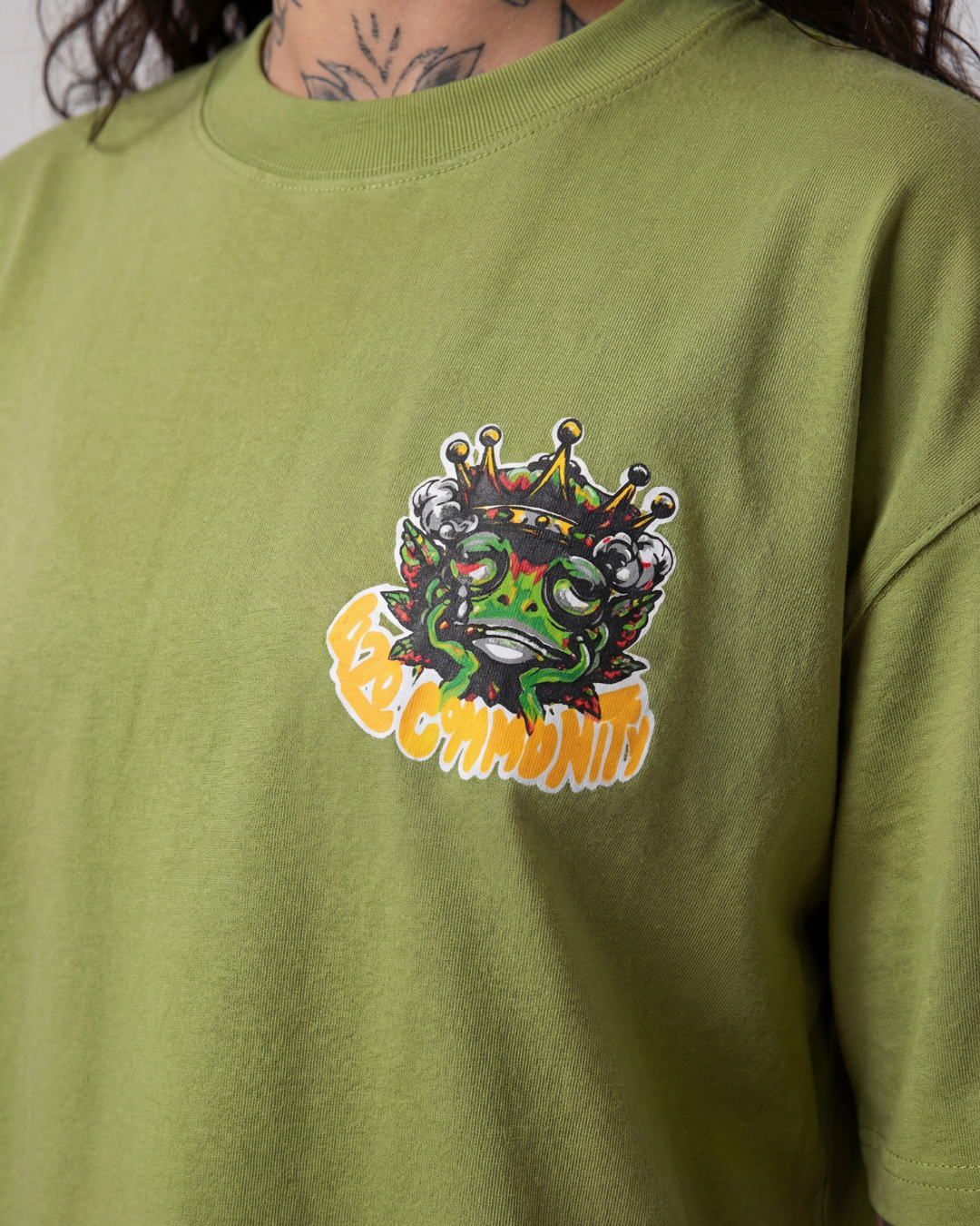 420 Community Oversized Green Unisex T-shirt