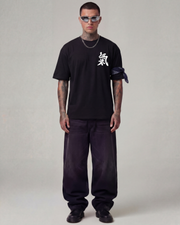 Dragon Chi Oversized Black Unisex T-shirt