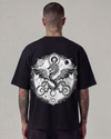 Dragon Chi Oversized Black Unisex T-shirt
