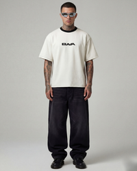 BAVA Signature Oversize Offwhite Unisex Tshirt