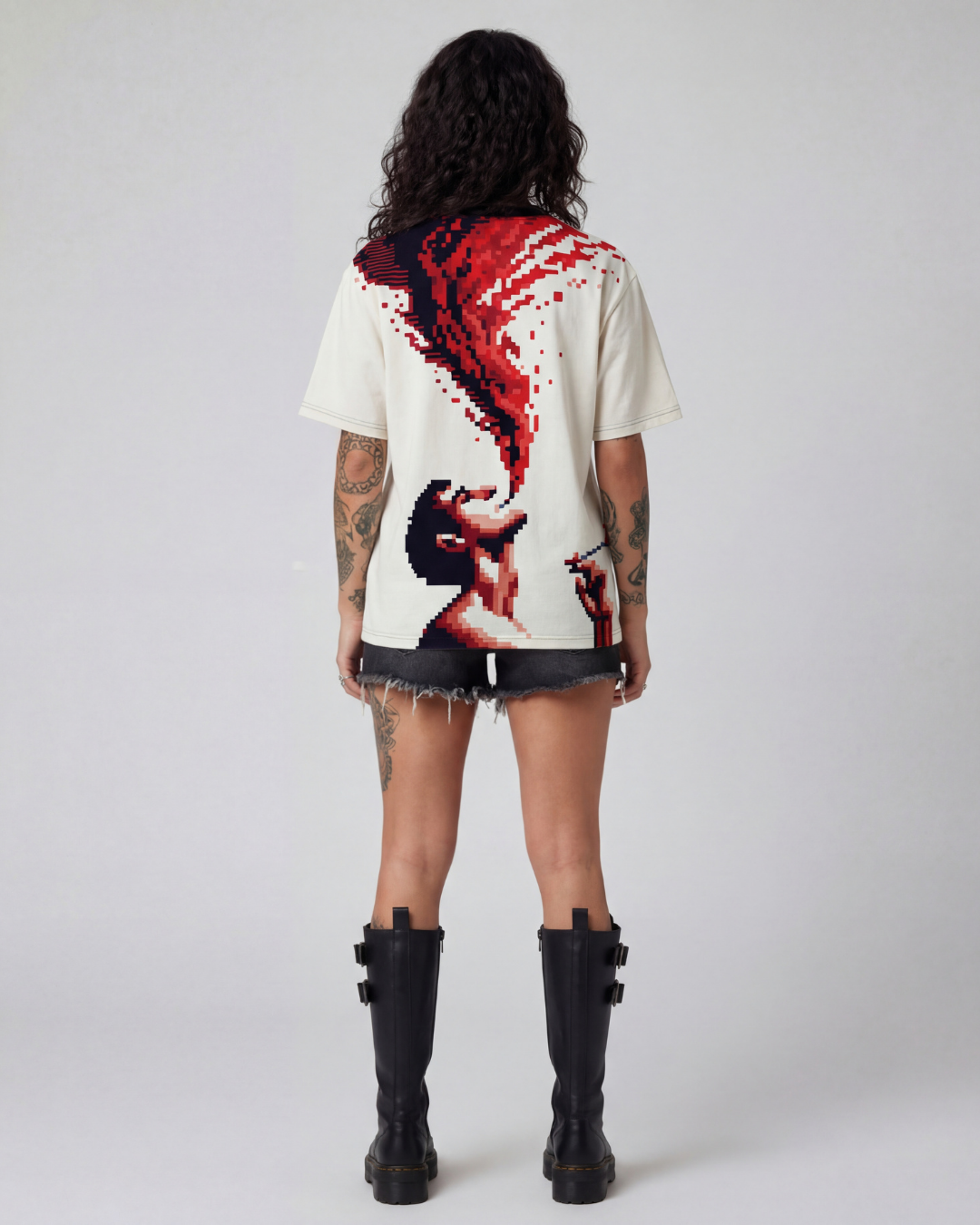 BAVA Signature Oversize Offwhite Unisex Tshirt