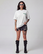 420 Friendly Oversized Offwhite Unisex T-shirt