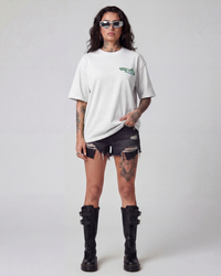 420 Friendly Oversized Offwhite Unisex T-shirt