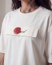 Discipline>Motivation Oversized Offwhite Unisex T-shirt