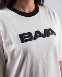 BAVA Signature Oversize Offwhite Unisex Tshirt
