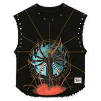REBIRTH UNISEX BLACK VEST (BOXYFIT)