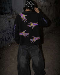ENTER THE PORTAL UNISEX BLACK SWEATSHIRT (BOXYFIT)