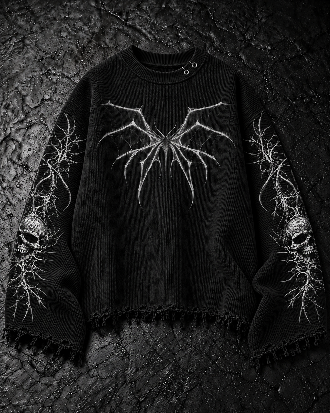 THE SOUL COLLECTOR BLACK UNISEX SWEATSHIRT (BOXYFIT)
