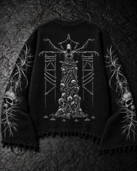 THE SOUL COLLECTOR BLACK UNISEX SWEATSHIRT (BOXYFIT)