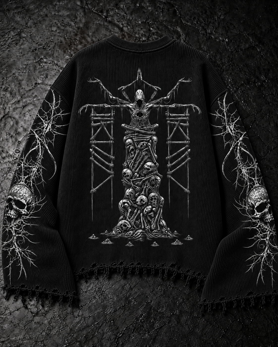 THE SOUL COLLECTOR BLACK UNISEX SWEATSHIRT (BOXYFIT)