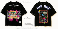 DHH OVERSIZE OVERSIZE UNISEX BLACK TSHIRT (BOXYFIT)
