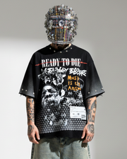 NOTORIOUS B.I.G OVERSIZE UNISEX BLACK TSHIRT (BOXYFIT)