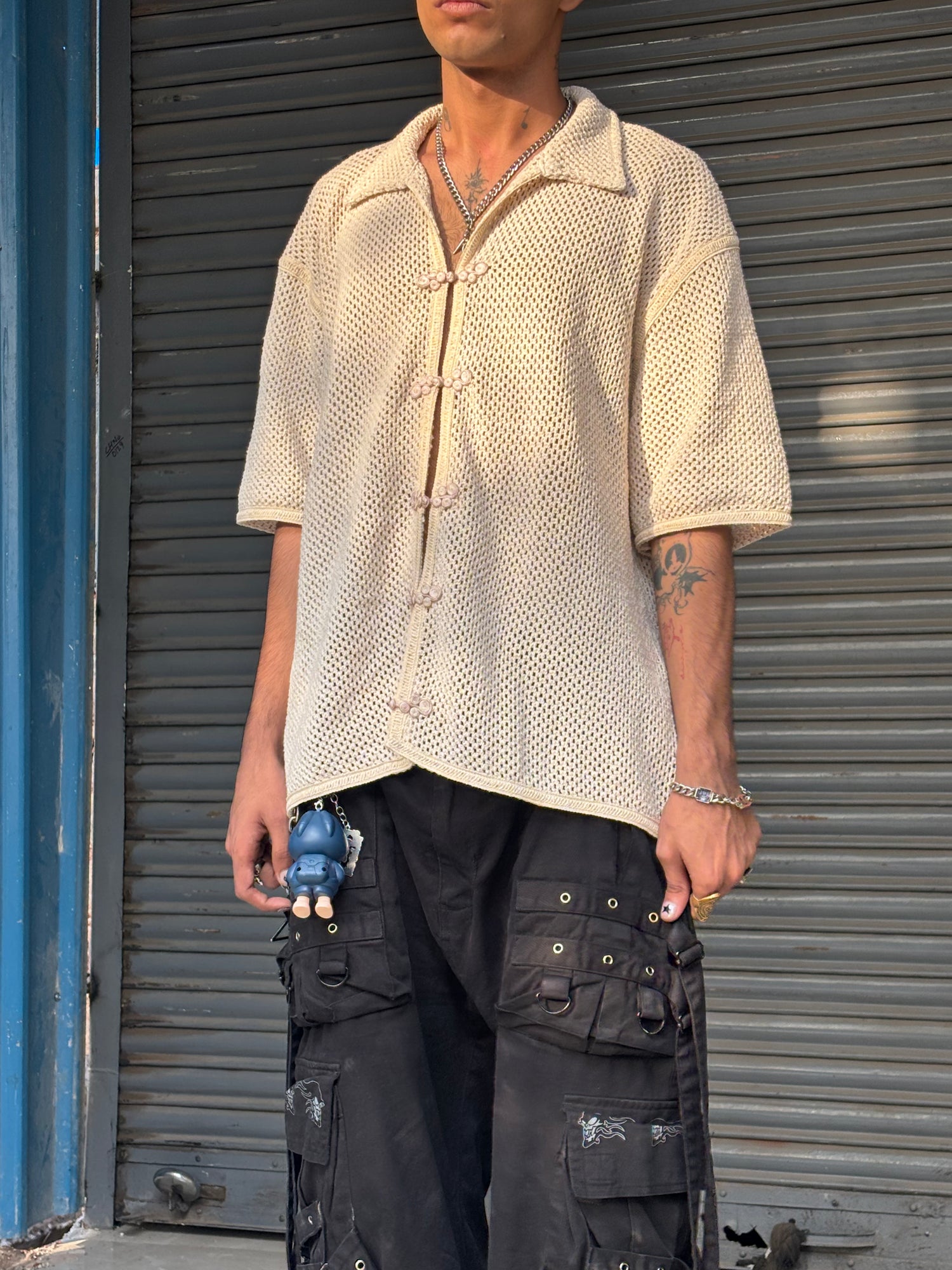 PRE ORDER - Crochet Oversized Summer Shirt