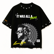KARAN AUJLA UNISEX BLACK TSHIRT ( BOXYFIT)