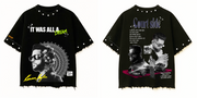 KARAN AUJLA UNISEX BLACK TSHIRT ( BOXYFIT)