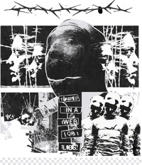 TRAPPED SOUL UNISEX BLACK VEST (BOXYFIT)