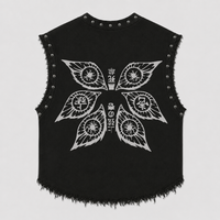 DEMON SLAYER HASHIRA  UNISEX BLACK VEST (BOXYFIT)