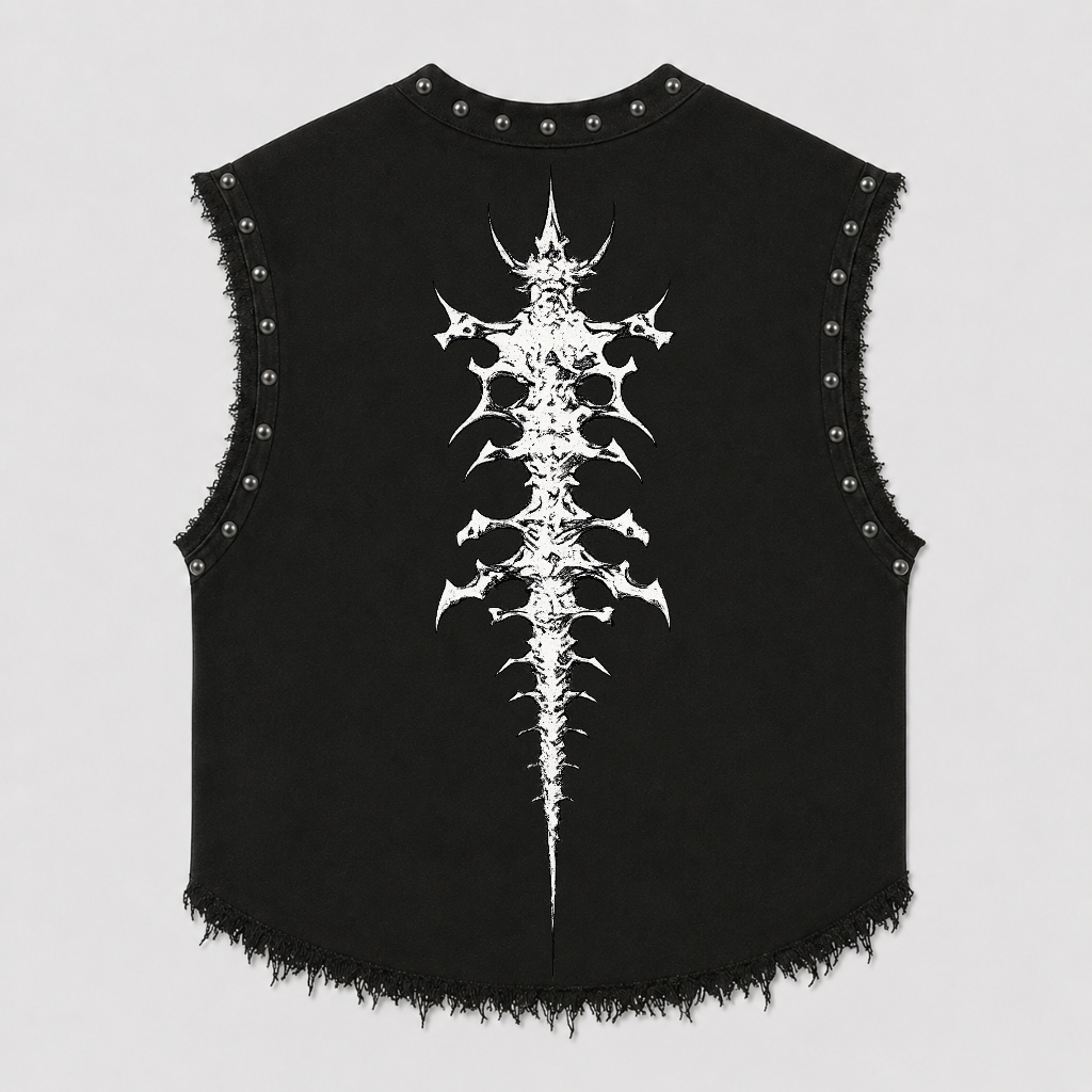 REST IN ECSTASY UNISEX BLACK VEST (BOXYFIT) (Copy)