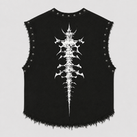 REST IN ECSTASY UNISEX BLACK VEST (BOXYFIT) (Copy)