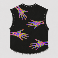 ENTER THE PORTAL UNISEX BLACK VEST (BOXYFIT)