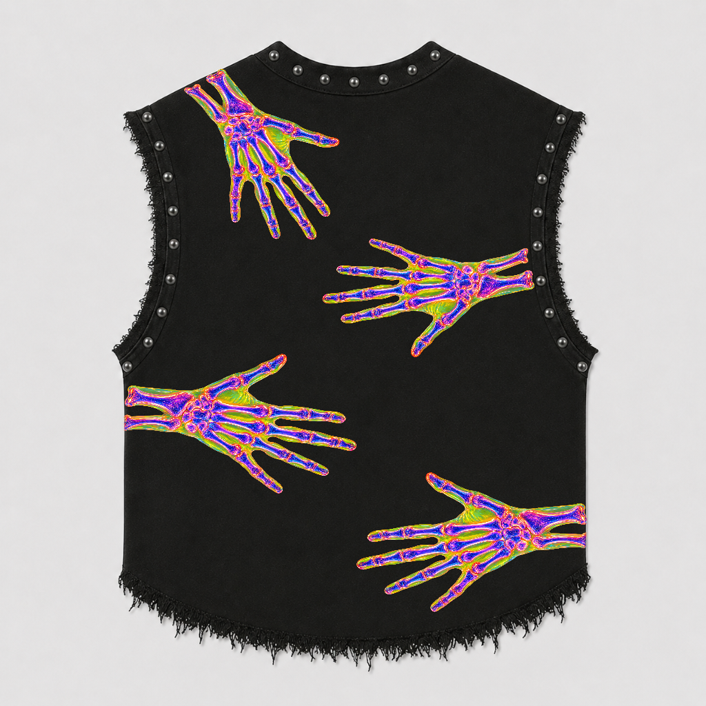 ENTER THE PORTAL UNISEX BLACK VEST (BOXYFIT)