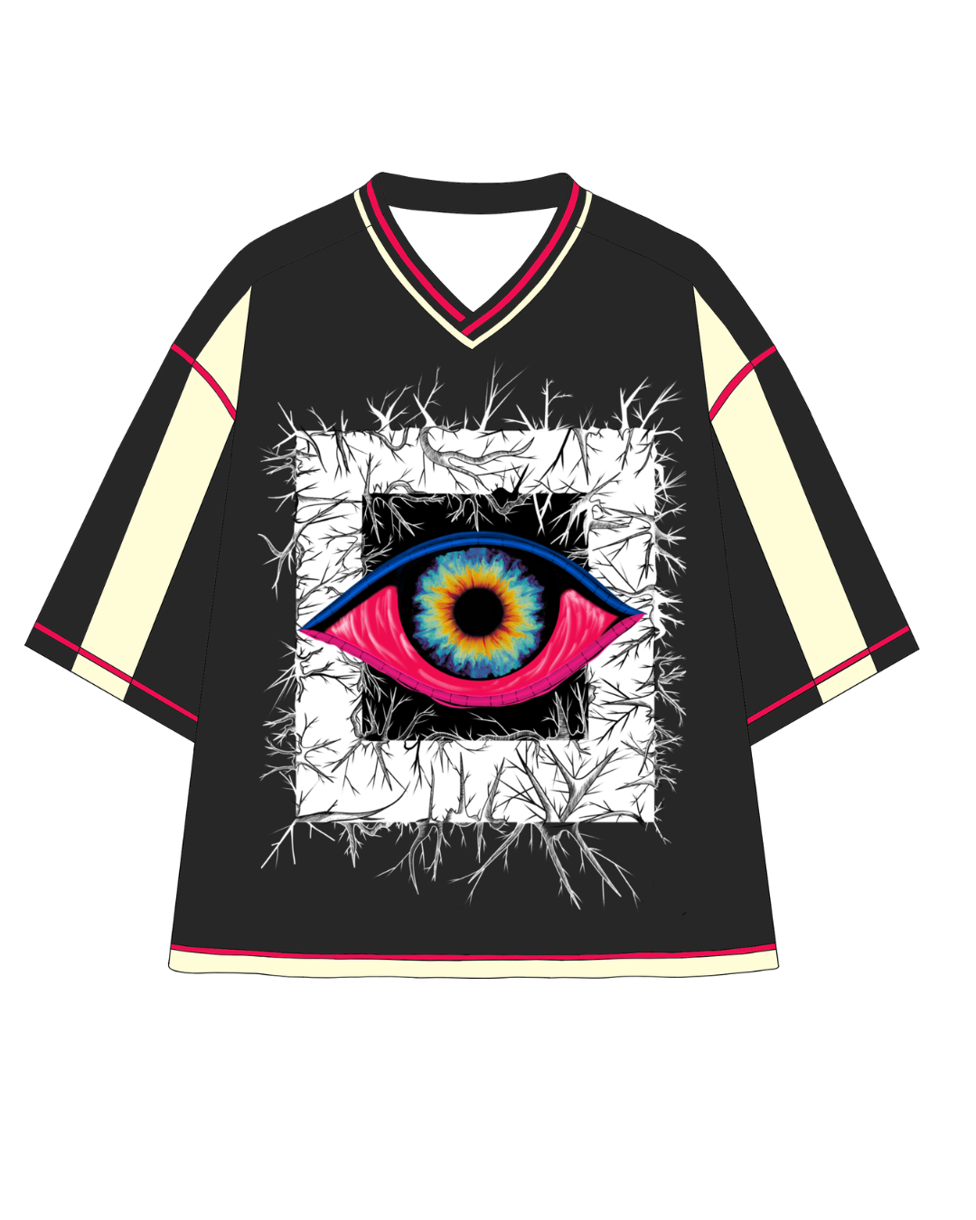 The Eye Vneck Unisex Jersey