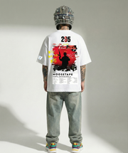 SIDHU MOOSEWALA OVERSIZE UNISEX WHITE TSHIRT