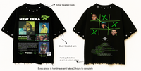 POP ICONS OVERSIZE UNISEX BLACK TSHIRT (BOXYFIT)