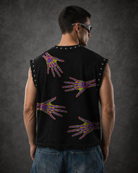 ENTER THE PORTAL UNISEX BLACK VEST (BOXYFIT)