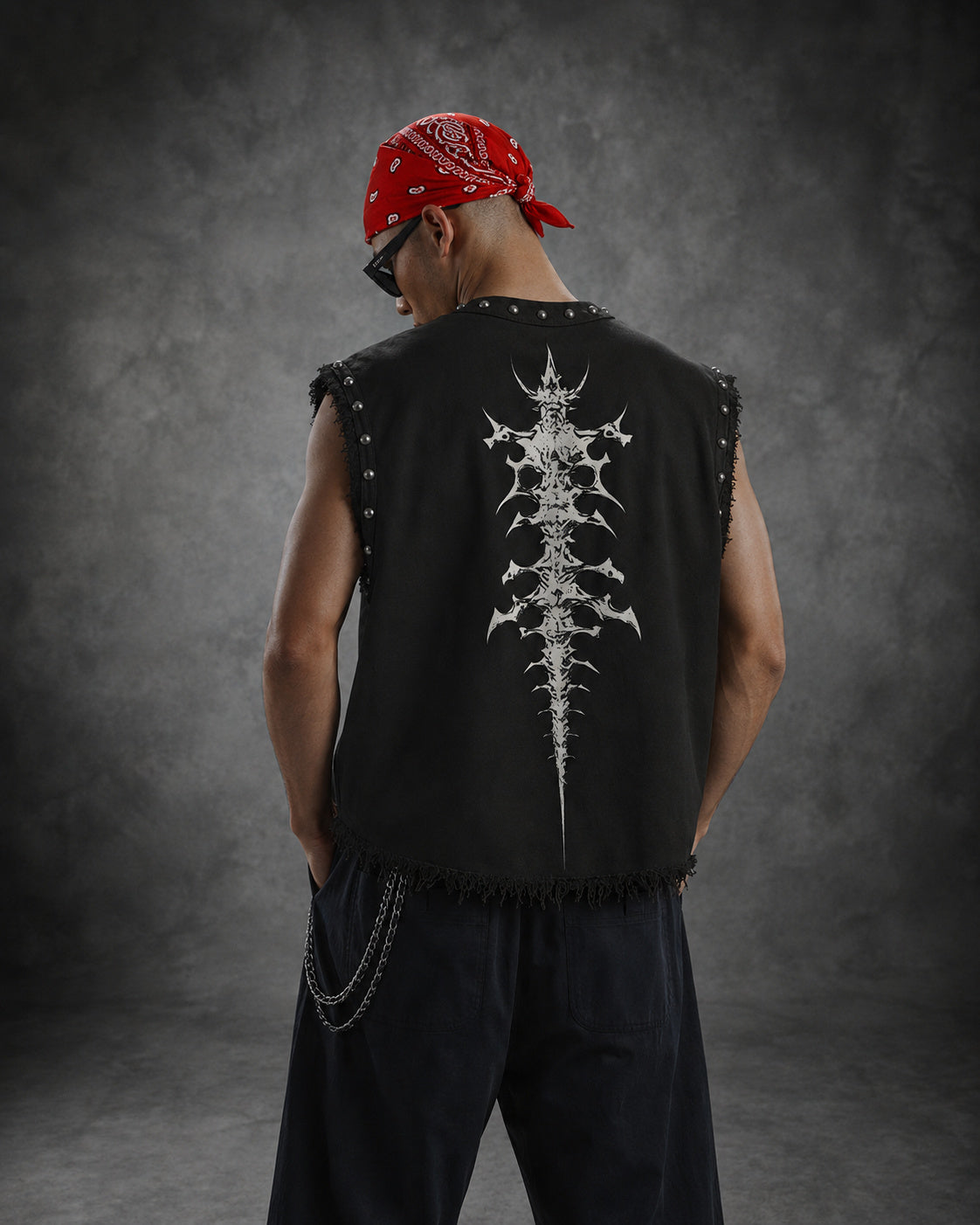 REST IN ECSTASY UNISEX BLACK VEST (BOXYFIT) (Copy)