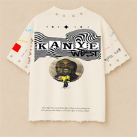 KANYE (YE) OVERSIZE UNISEX OFF-WHITE TSHIRT (BOXYFIT)